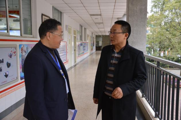 彭春晖主任与来访老师单独交流