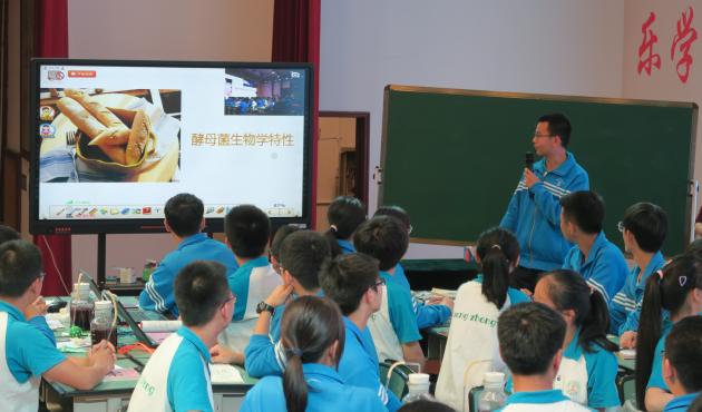 学生展示研究过程