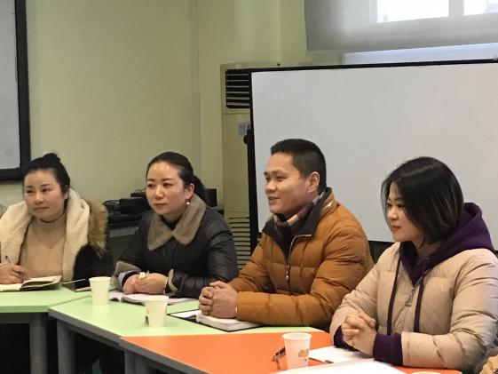 徐校向来访学校的领导和老师表达热忱的欢迎