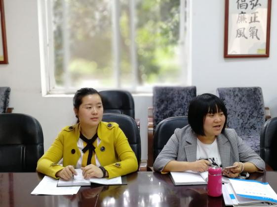 团委副书记汪思杰发言