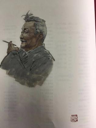 邓奂彰先生自画像
