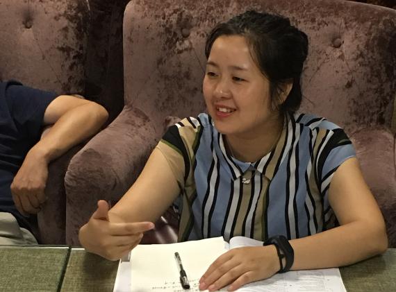 图8汪思杰老师发言