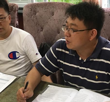 图5陈斌老师分享经验