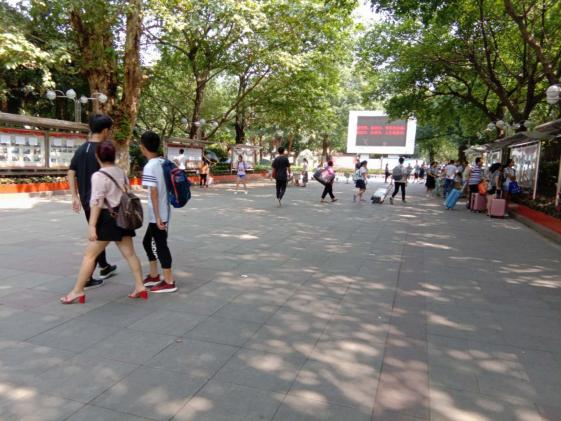  报道结束，参观一下我们美丽的校园