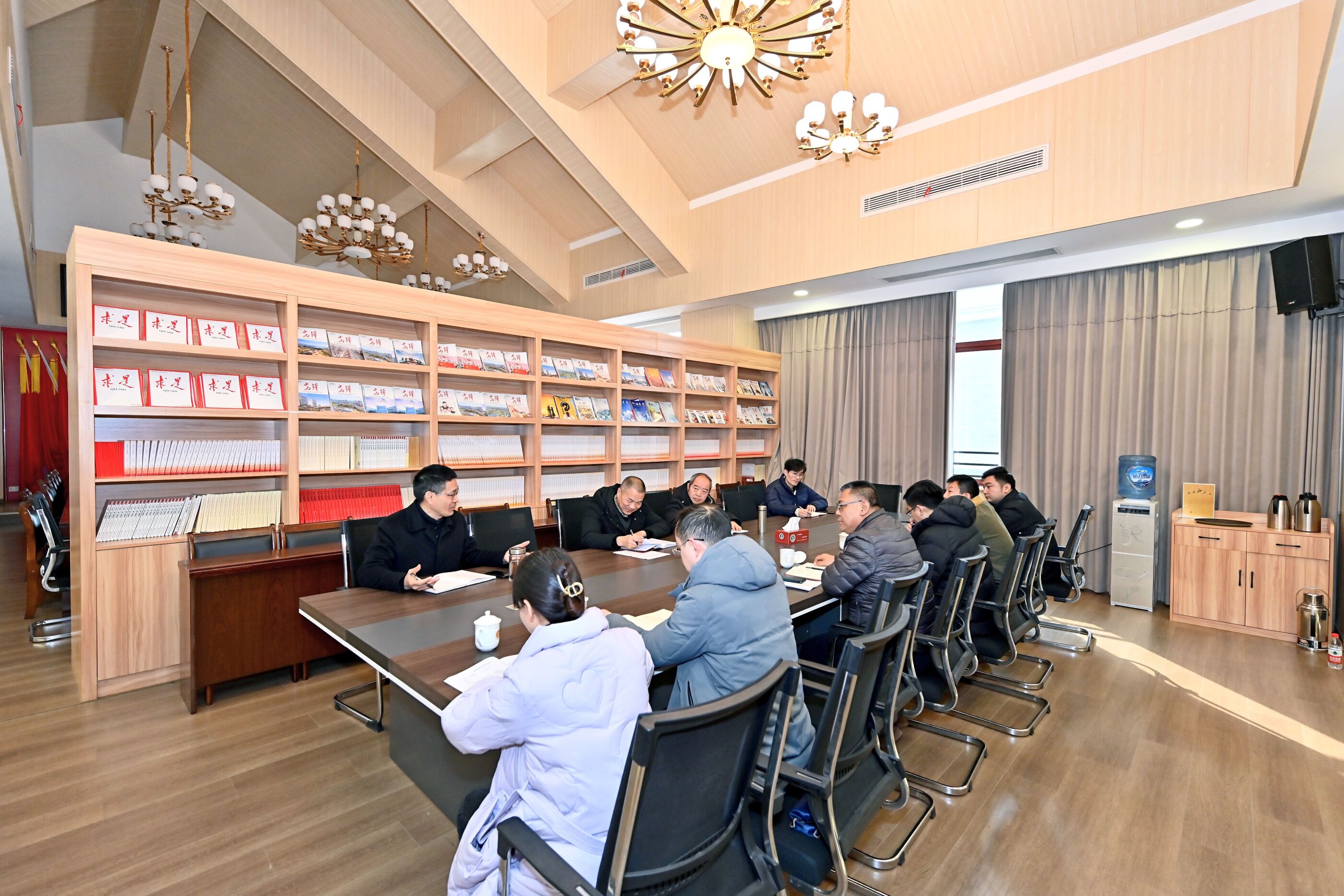 副书记向发友提出2024年党建工作新计划