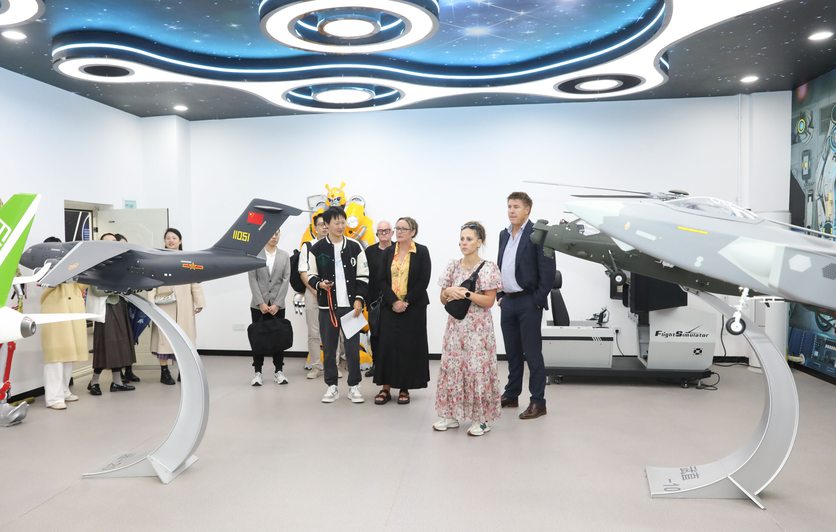 参观航天航空中心