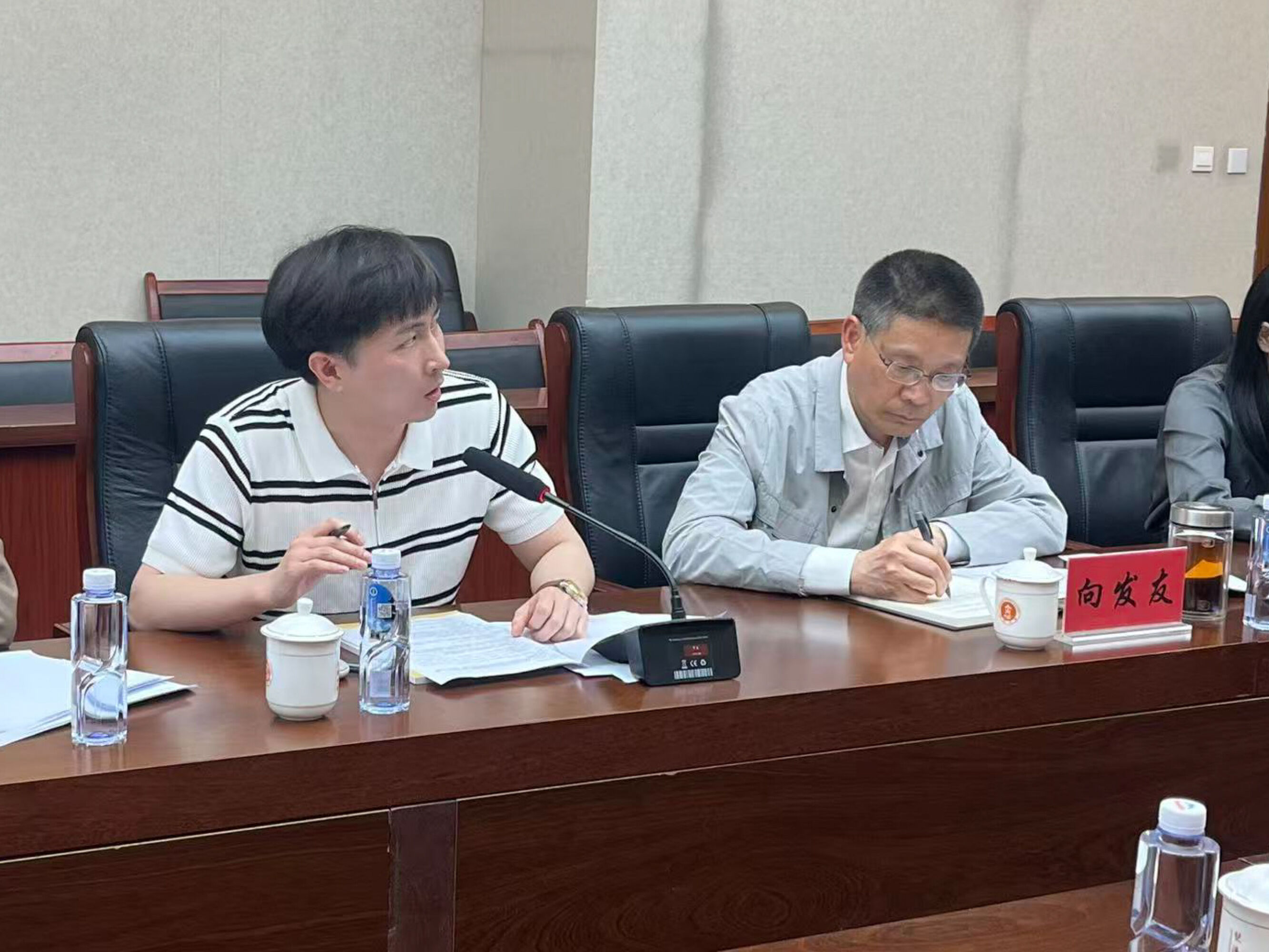 图3 主研孙丰鑫老师作开题陈述